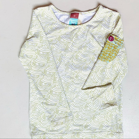 Matilda Jane, Character Counts, Green Swirl long Sleeve Top - Picture 2 of 4